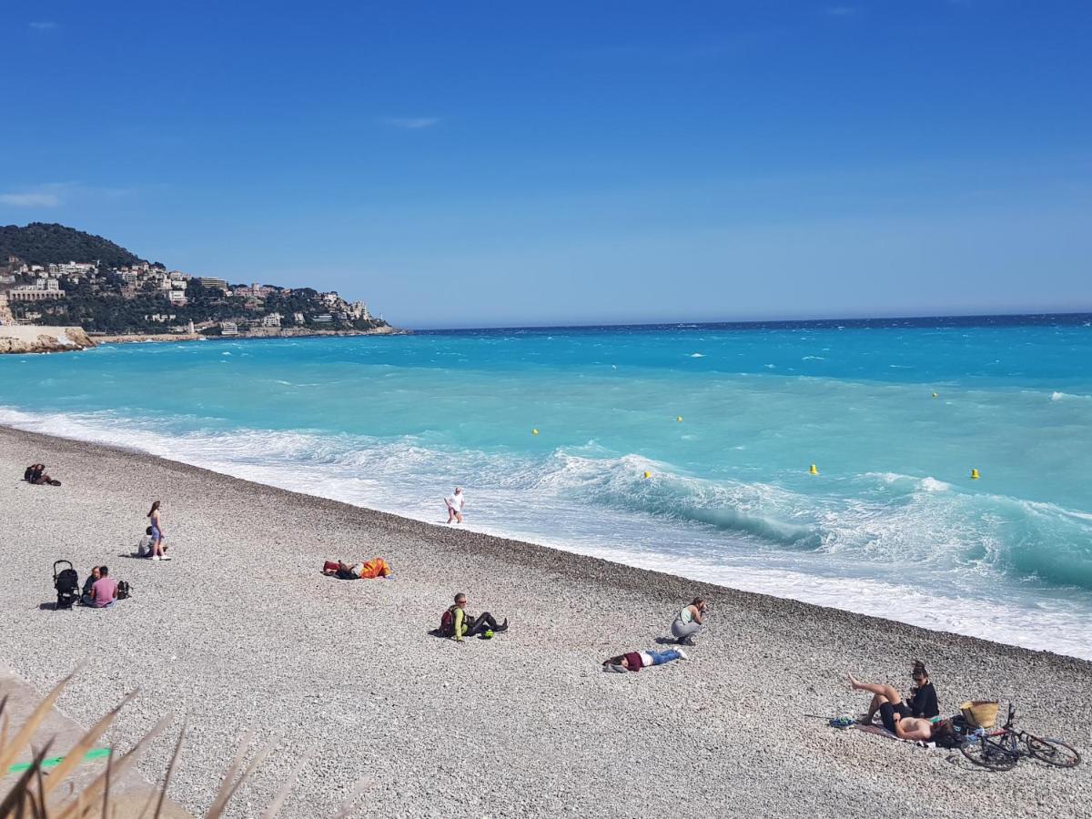 Parvis De La Mer, 50M De La Plage Nice Exteriör bild